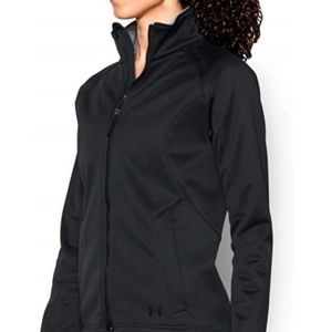 Under Armour Women's Softshell Jacket, Black